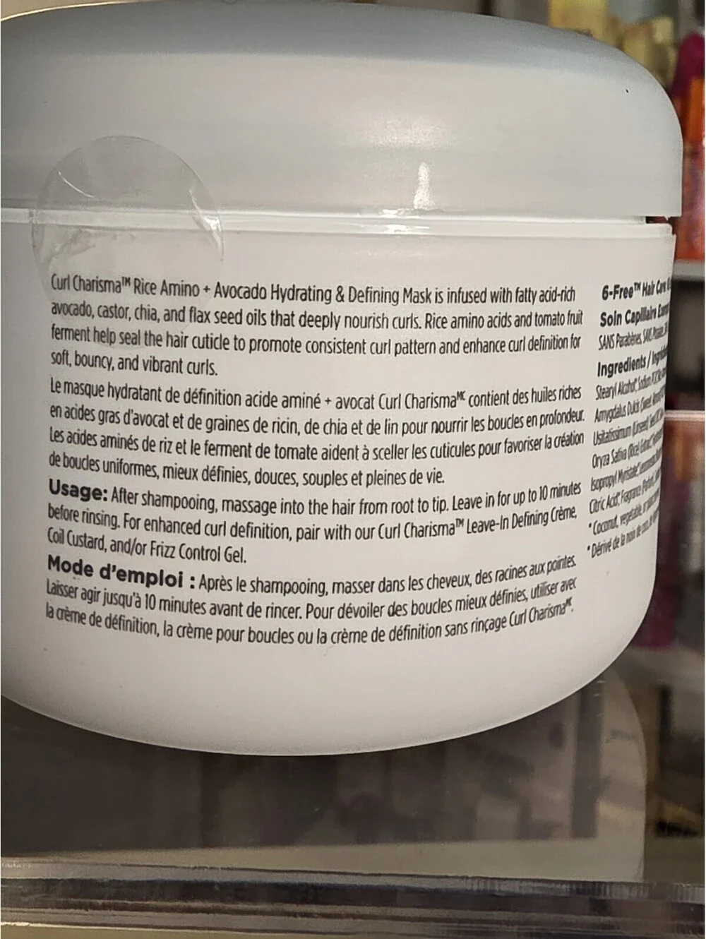 Briogeo Curl Charisma Hair Mask Rice Amino + Avocado Hydrating 8 fl oz